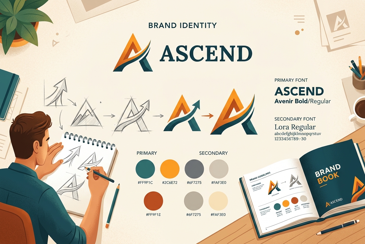 Brand identity and logo design